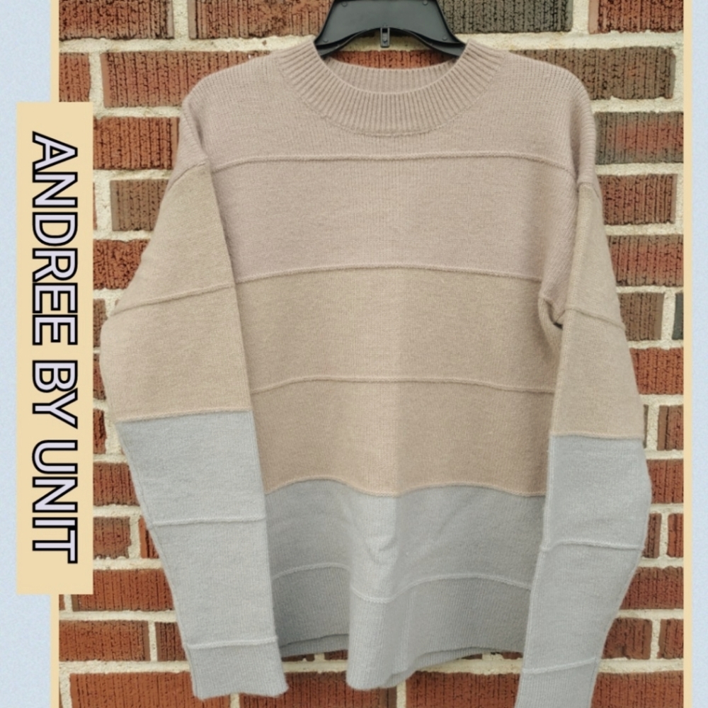 Andree By Unit Color Block Sweater - image 1